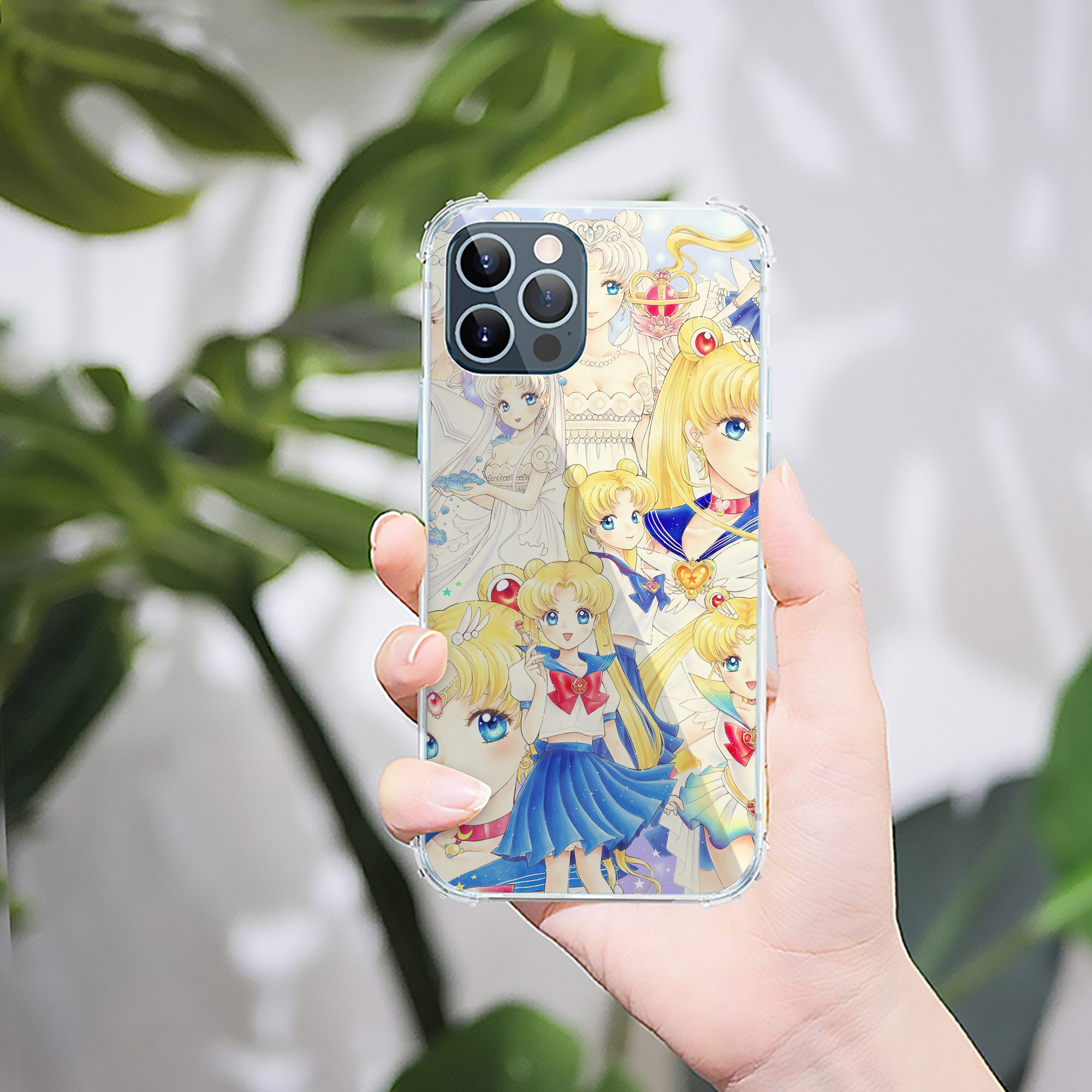 （画像用） 美少女戦士セーラームーン Sailor Moon 【iPhone 12シリーズ対応】透明スマホケース（クリアソフトケース）